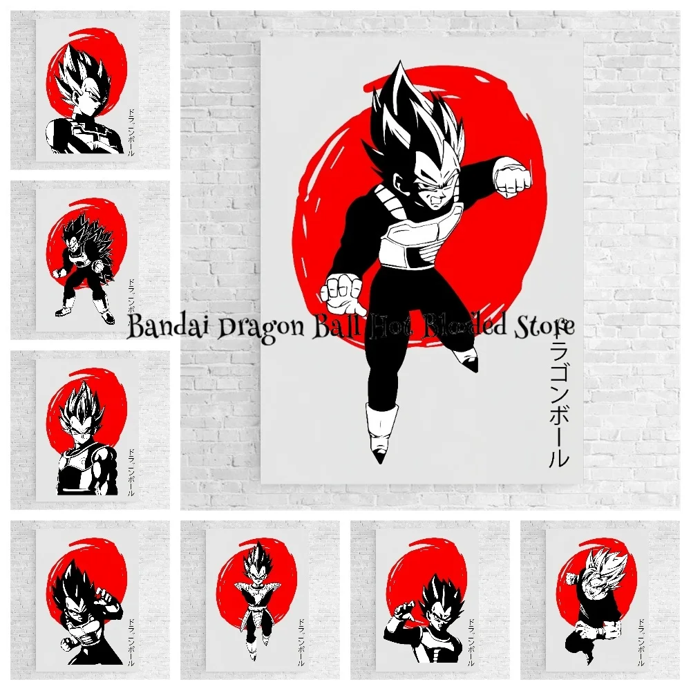 

Dragon Ball Anime Character Super Saiyan Vegeta Poster Canvas Painting Fashion Home Room Decor Christmas Children Gift Picture