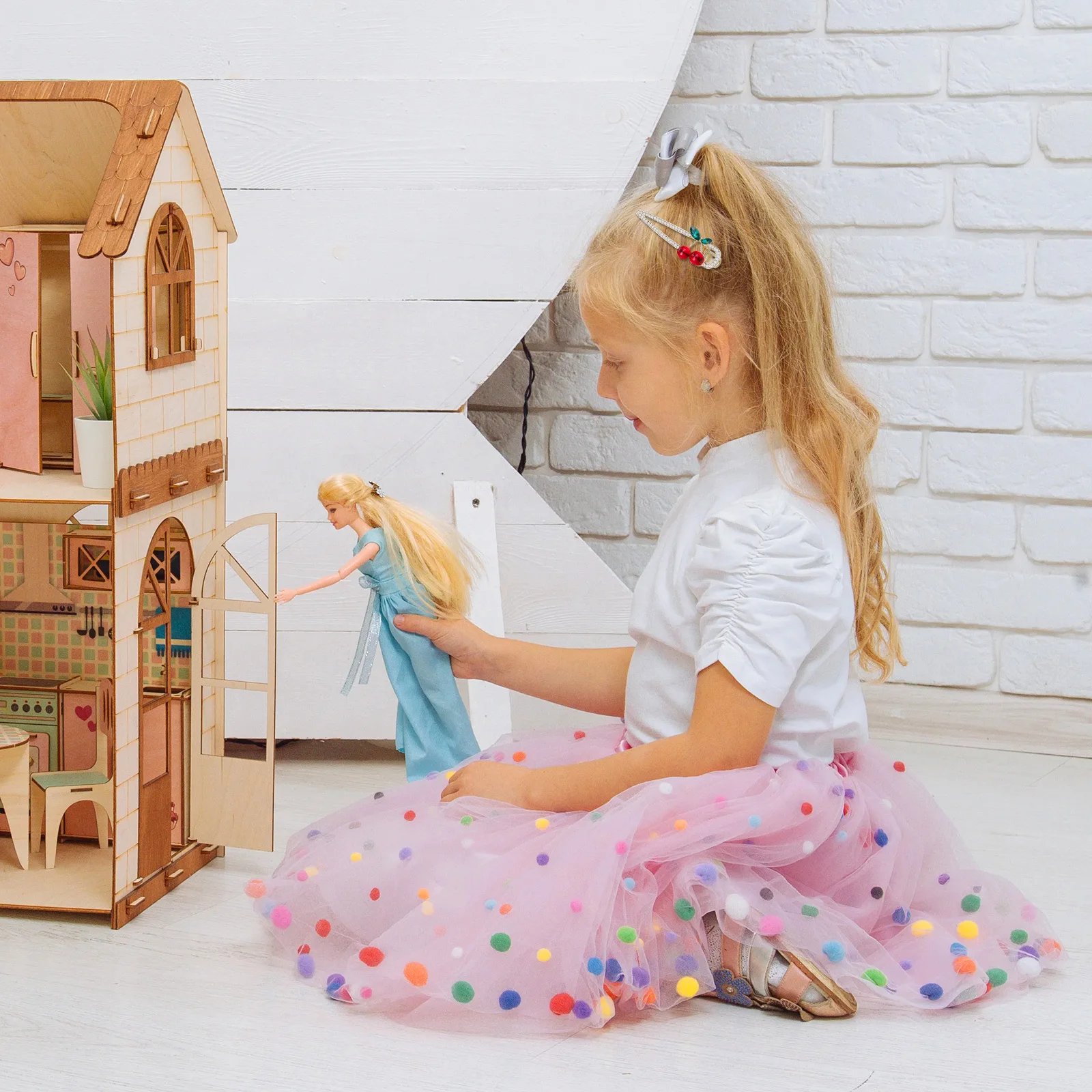 

2pcs Cherry Hairpins Bangs Clip Rhinestone Side Hair Barrette 2.48X0.79X0.39In Lovely Fruit Hair Clips Headdress