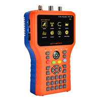 GTMEDIA V8 Finder Pro 2 Satellite Finder DVB-S/S2/S2X/T/T2/C MPEG-2/4 H.264/H.265 VCM BISS Auto Calculate Angle TV Signal Finder