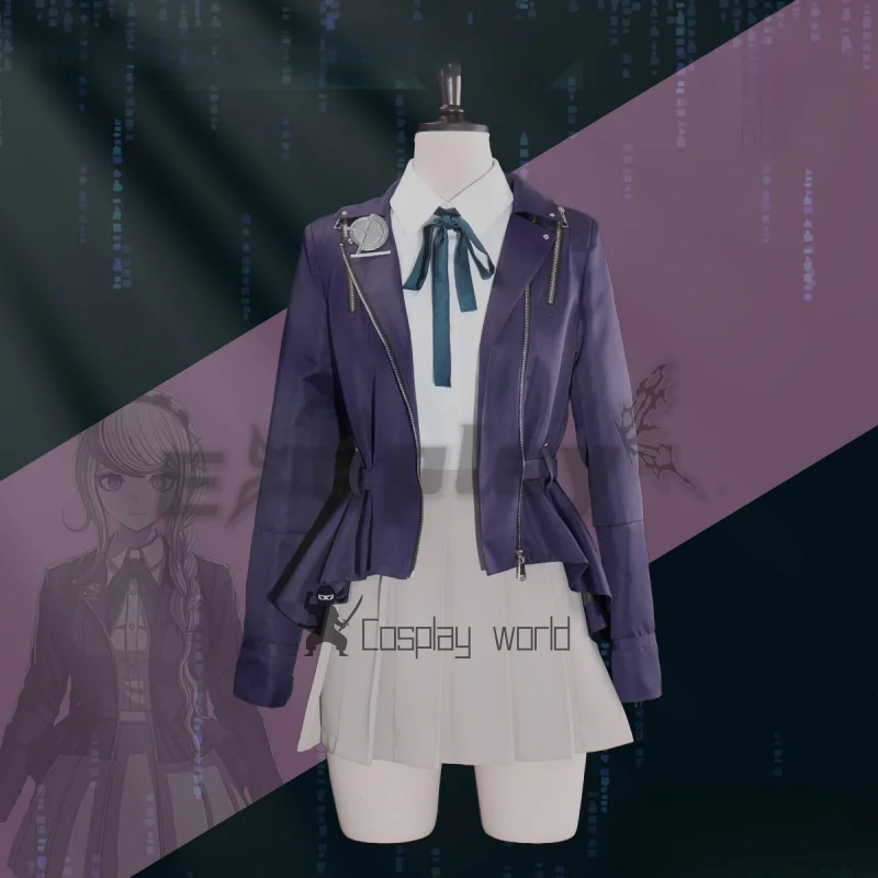 

Game The Hundred Line Cosplay Costume Nozomi Kirifuji‌ College JK Coat Dress Uniform Halloween Carnival Party Fantasia Suit