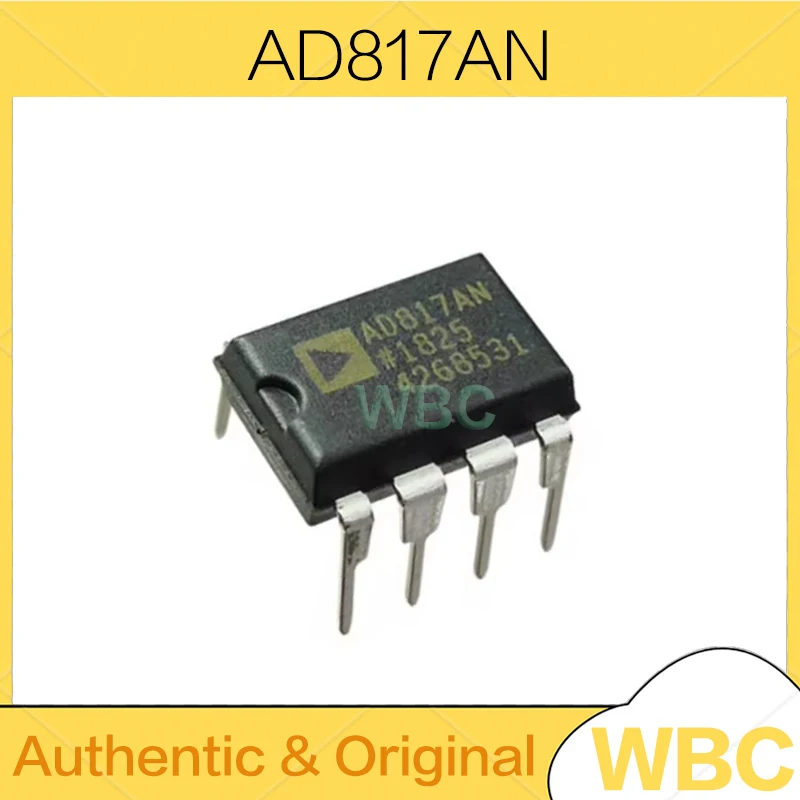 5Pcs/Lot AD817AN 817AN AD817 DIP8 High-speed operational amplifier new original