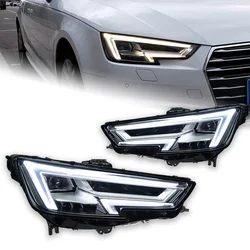 AKD Car Styling for Audi A4 B9 Headlights 2017-2020 A4L LED Headlight Projector Lens DRL Head Lamp Automotive Accessories
