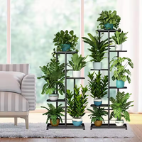 Plant Stand Stand For Flowers Wooden Storage Shelf 3/4/5 Tier Flower Shelf Planter Rack Indoor Display Stand Multiple Flower Pot