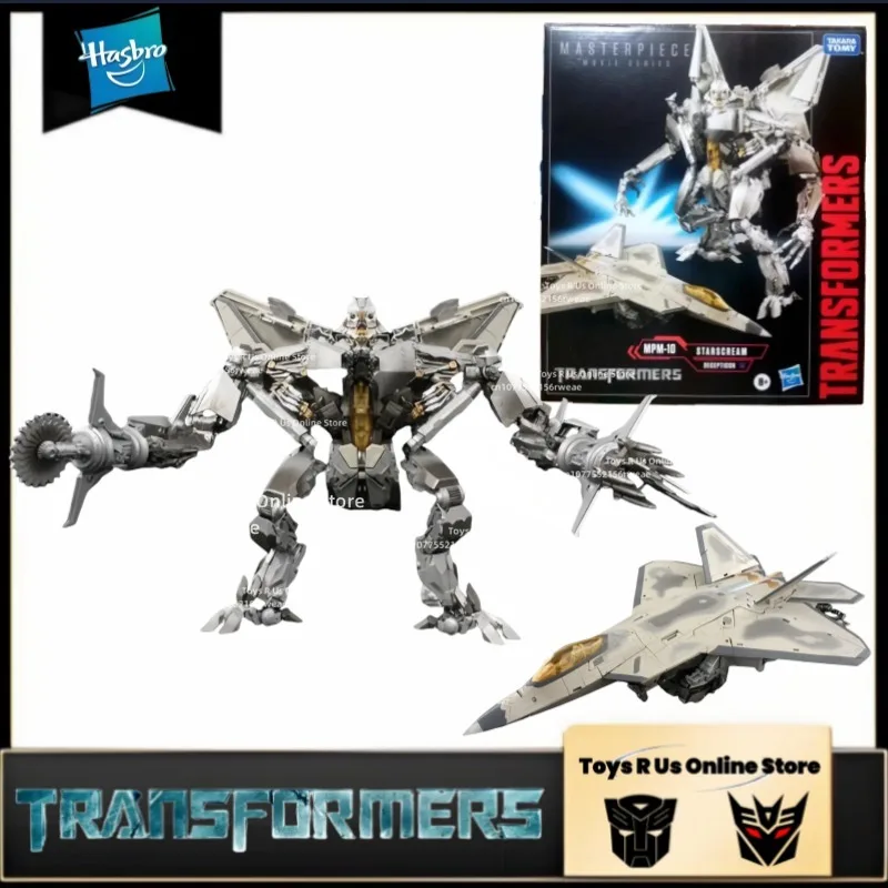 

In Stock Hasbro Transformers Masterpiece MPM-10 Starscream 18Cm Anime Original Action Figure Model Toy Gift Collection