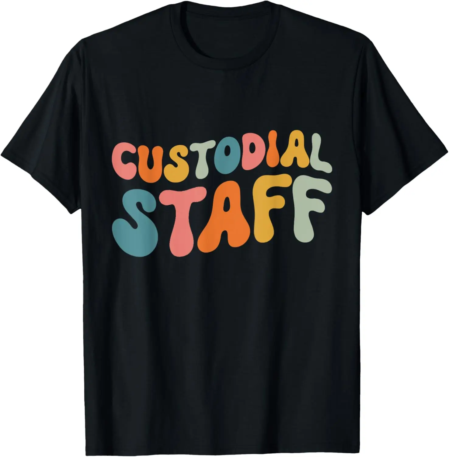 Custodial Staff Worker Caretaker Janitor Custodial Staff เสื้อยืด