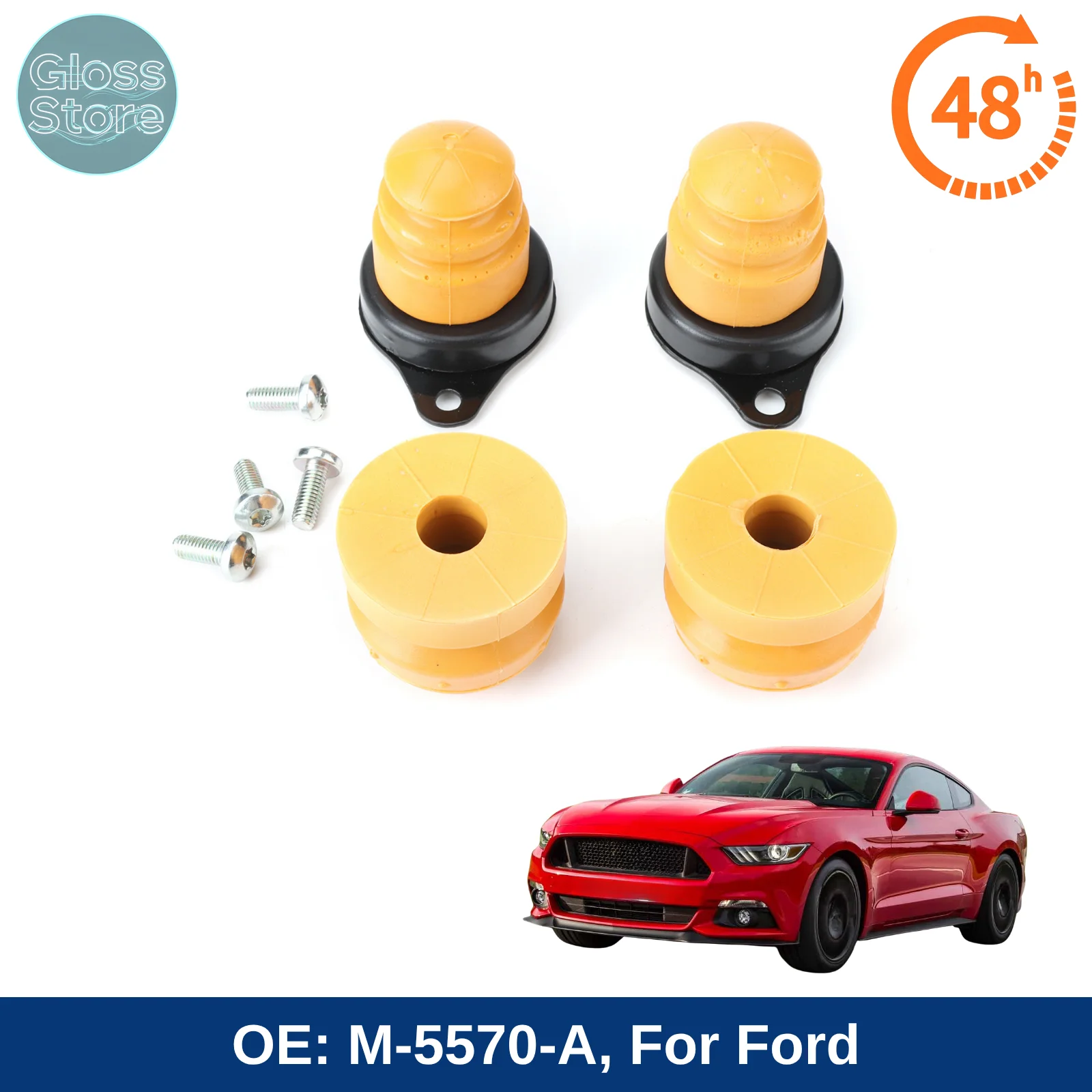 M5570A Car Jounce Bumper Kit Rear Bump Tools For Ford Racing Mustang 2005 2006 2007 2008 2009 2010 2011 2012 2013 2014