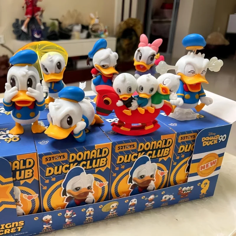 

52TOYS Genuine Donald Duck Club Blind Box Cute Handmade Doll Toy Surprise Birthday Gift Car Decoration Trendy Collectible