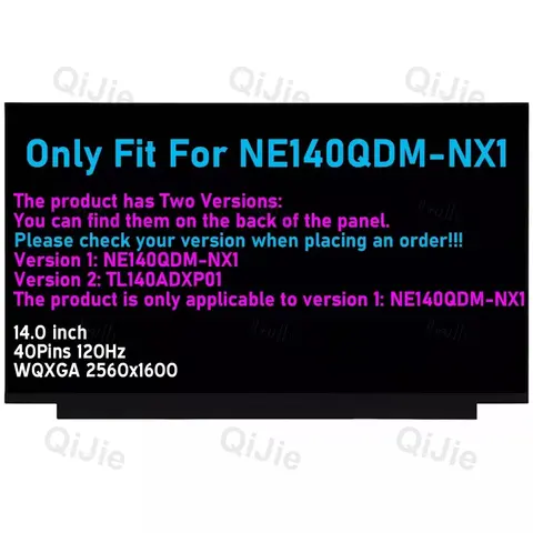 14" LED LCD Screen Replacement for G14 GA402 GA402R GA402RJ GA402RK WQXGA 40Pin
