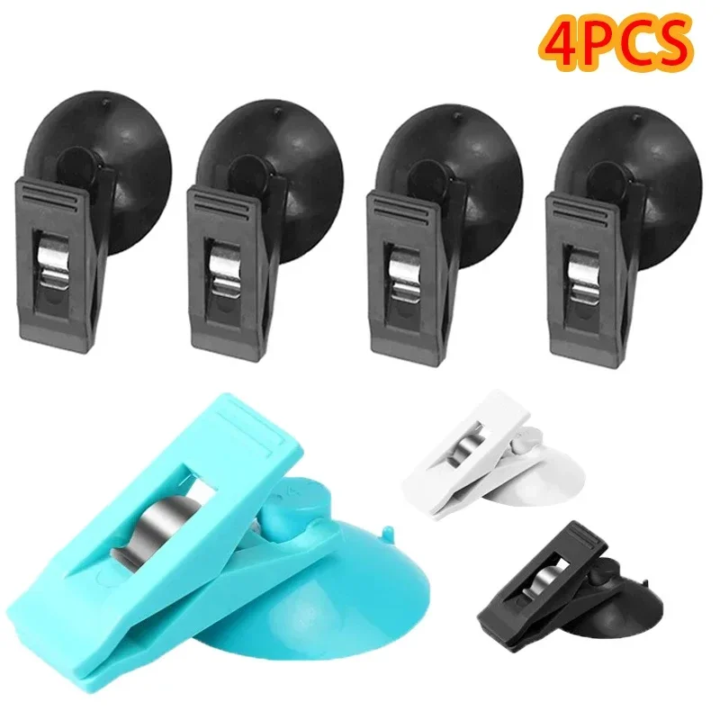 

1/2 пара автомобильных зажимов для внутреннего окна, черный зажим на присоске, пластиковая присоска, съемный держатель для солнцезащитного козырька, занавески, полотенца, билета