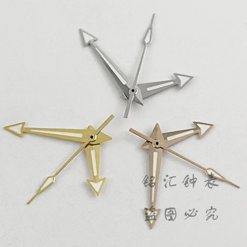 Seamaster 300 NH35 manecillas modificadas caja manecillas plata oro para NH34 NH35 4R35 NH36 4R36 relojes de movimiento punteros verde luminoso