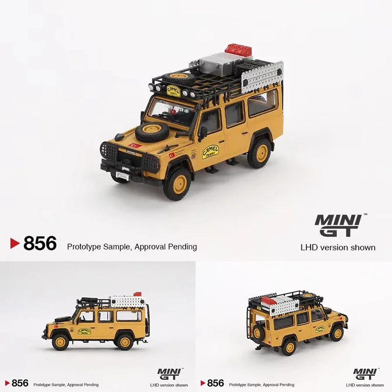 

PreSale 1:64 MINIGT 856 Defender 110 Turkey Exclusive Diecast Diorama Model Collection Miniature Toys