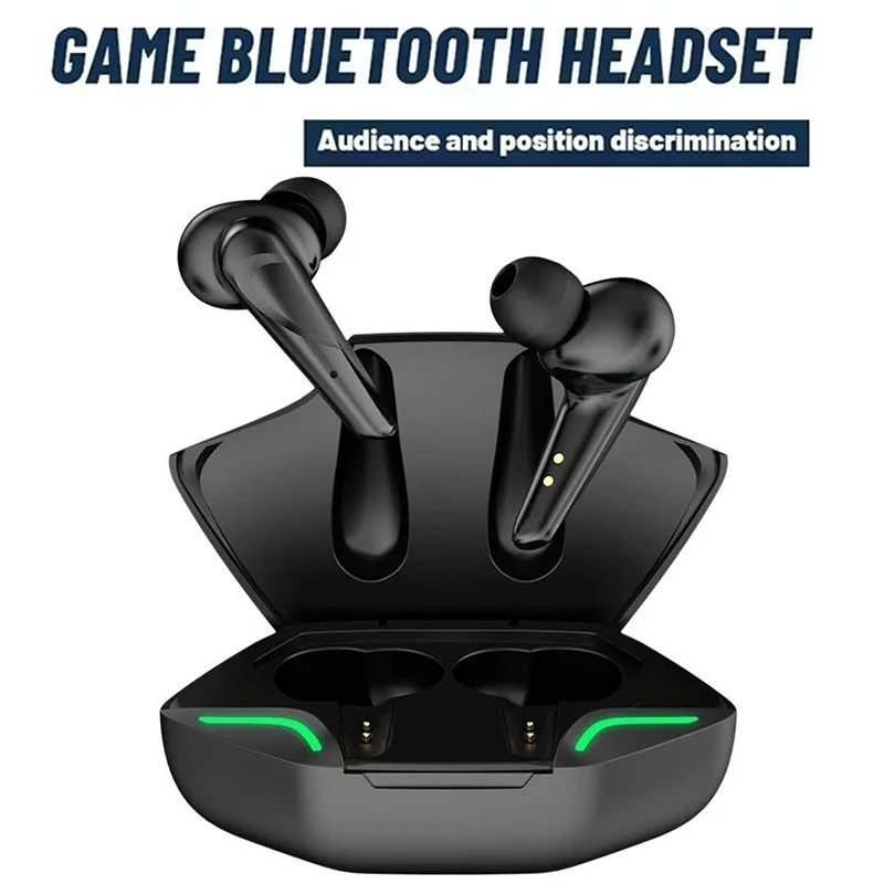 Bluetooth Headset Wireless Earbuds With Microphone Stereo Bass Clear Voice Call Control For Smartphone Mobile Phone Low Delay