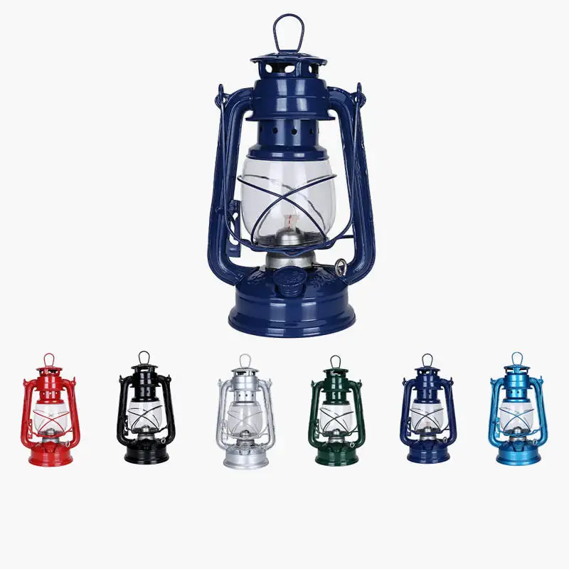 Retro lights, retro portable glass lanterns, decorative outdoor camping lights