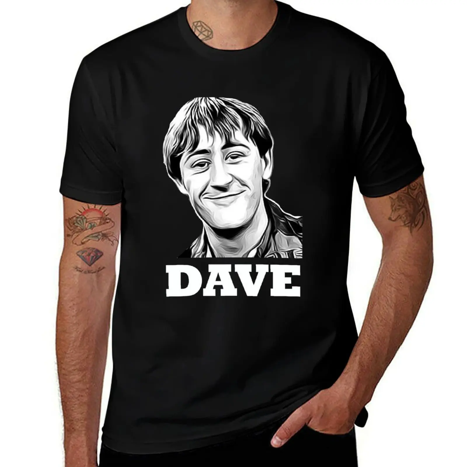 

Dave - Rodney Trotter According to Trigger T-Shirt man t shirt cotton mens graphic t shirts man t shirts for men T-shirt