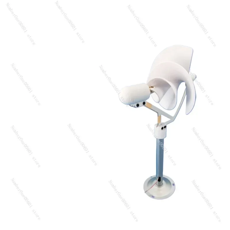 Miniature Spiral Wind Turbine Archimedes Rose Type Model Breeze Start Science Experiments Generate Electricity Light