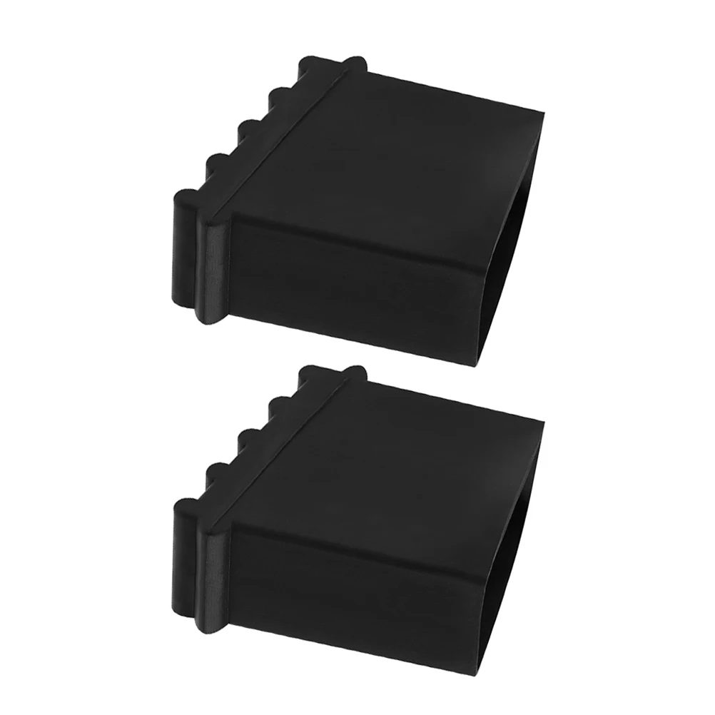 

2pcs Ladder NonSlip Feet Covers Durable Rubber Insulated Pads Replacement Caps For Step Ladder Safety Mats Construction Tools
