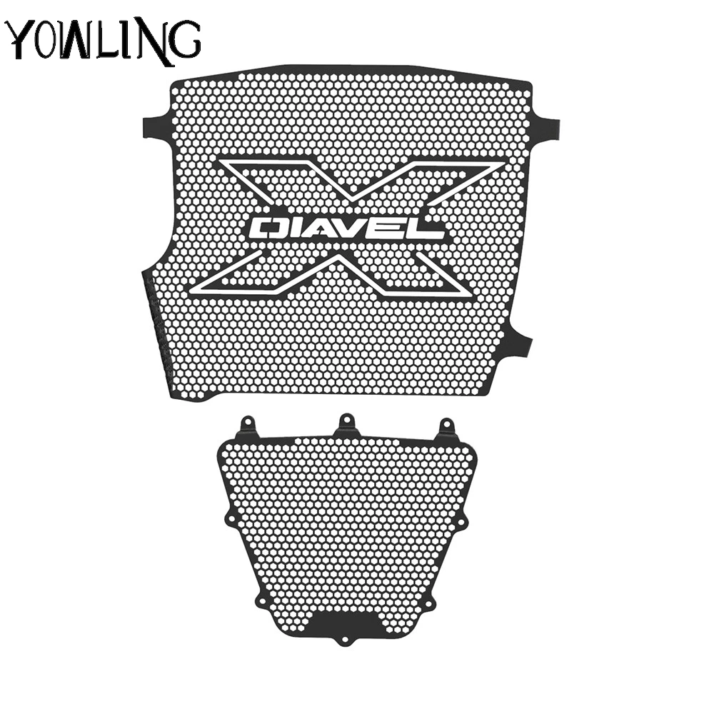 

FOR Ducati XDiavel 2016- X DIAVEL X-Diavel Nera Dark Black Star 2021-2023 Radiator Guard Grill Cooler Bezel Protector Mesh Cover