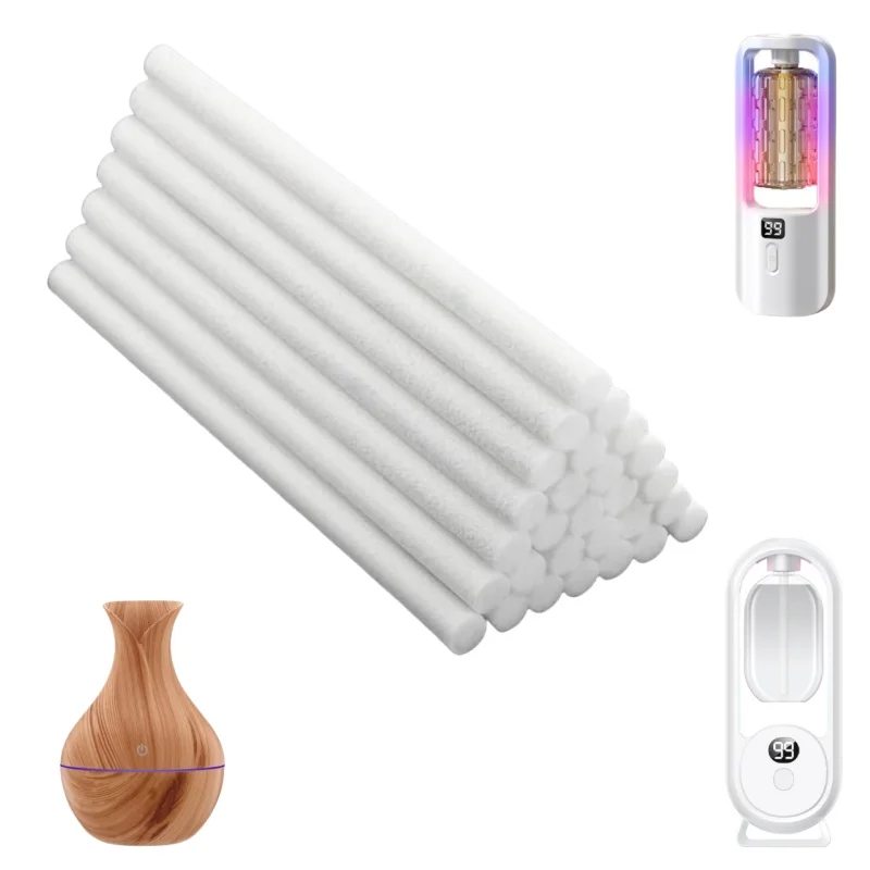 20 Pieces Humidifier Sticks Filter Refill Sticks Wicks Replacement for Portable Personal USB Powered Humidifiers Mini 0.8cm×8cm
