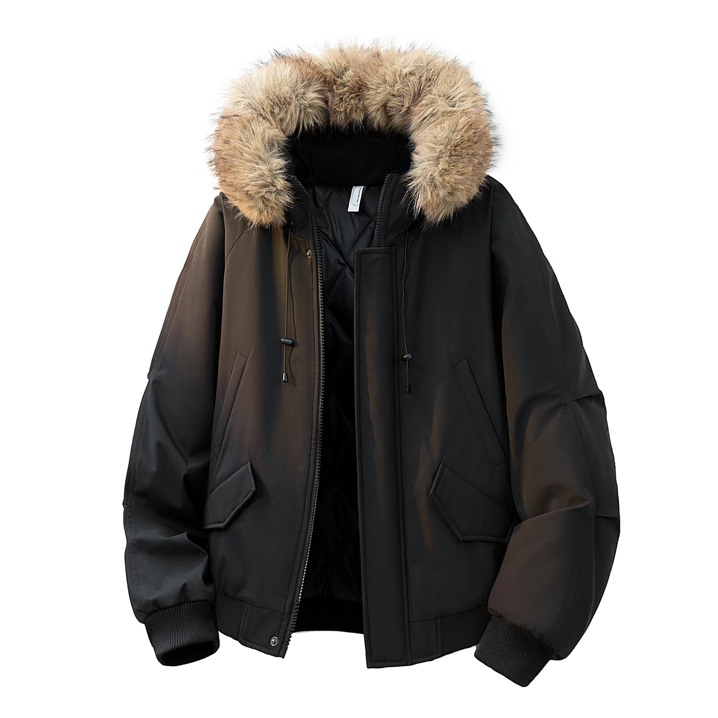 2026 Winter New Style Men's Fashion Casual Cotton Coat - Thick and Warm Overcoat