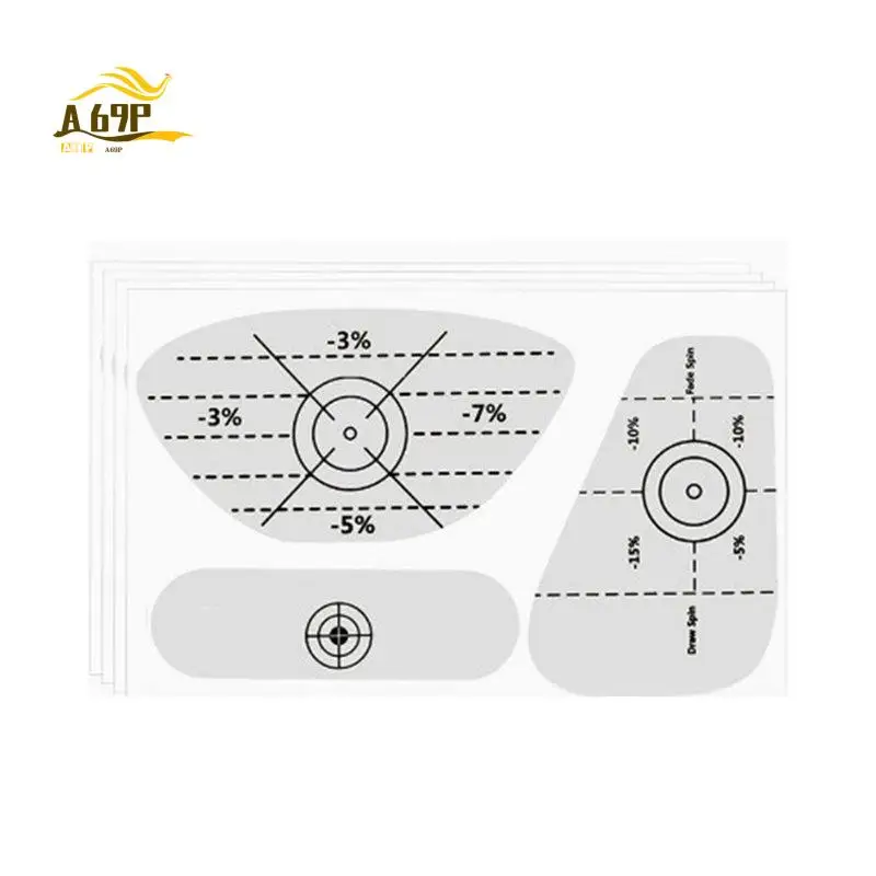 A69P-150Pcs Golf Impact Tape Labels.Self-Teaching Sweet Spot And Consistency Analysis.Improve Golf Swing Accuracy