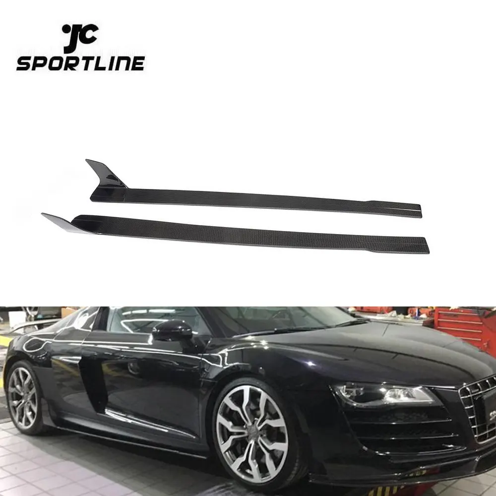 

Car Carbon Fiber Lip Skirt For Audi R8 V8 V10 GT Base Convertible 2-Door