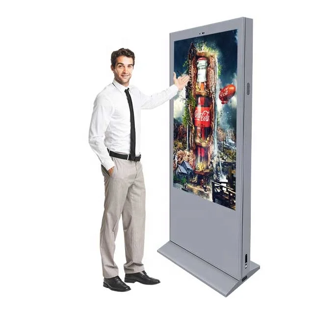 China Customized Outdoor Capacitive 3000nits Outdoor LCD Display Screen Digital Advertising Screen Outdoor Touch Screen Kiosk