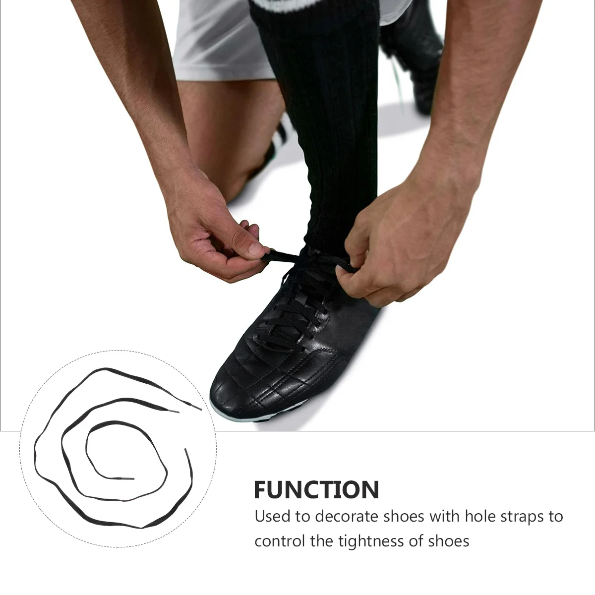 

1 Pair Waxed Cotton Shoelaces Flat Sneakers Shoelace Casual Shoe Tie Durable Fray Resistant Laces For Sports Running Jogging