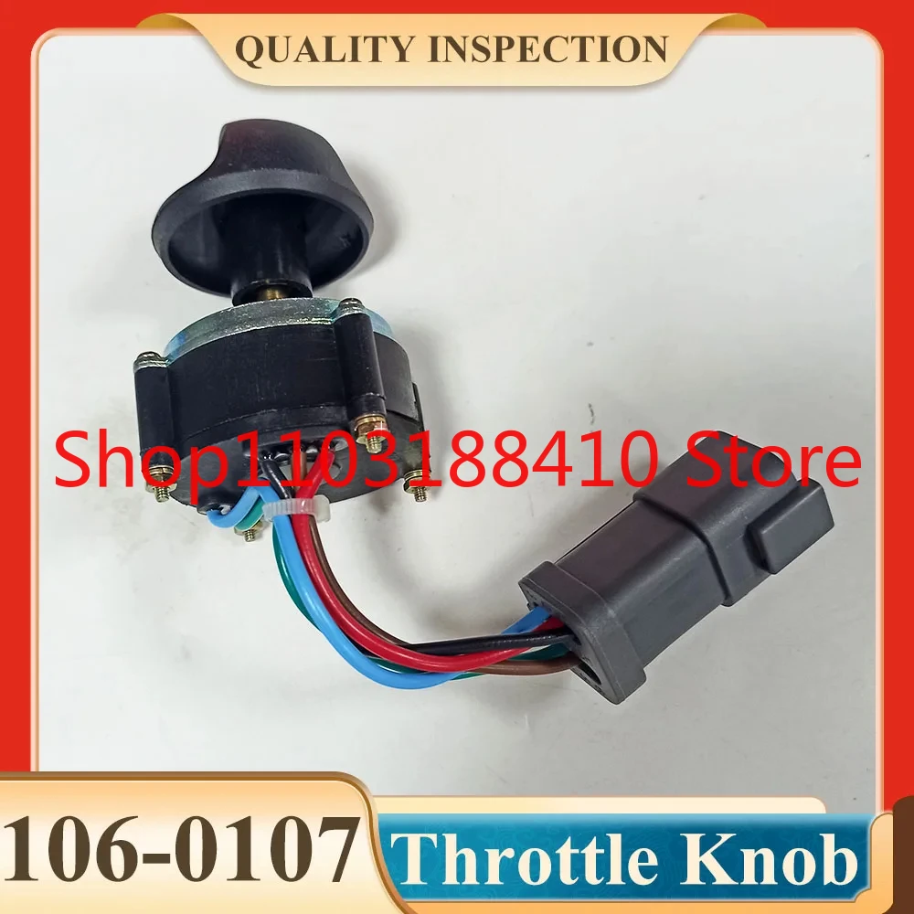 

320D E320B E320C Ручка дроссельной заслонки экскаватора 106-0107 1060107 Поворотный переключатель экскаватора E320B