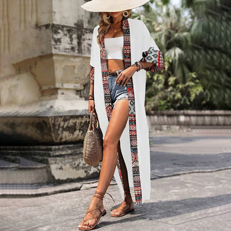 2025, neu für Damen, Freizeit, Urlaub, Blumen-Bikini, Badeanzug, Strand, Sonnenschutz, Kapuzenpullover