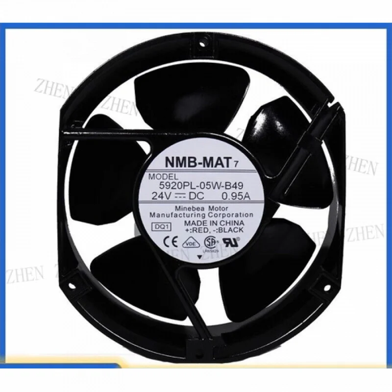 

Y FOR NMB 5920PL-05W-B49 24V 0.95A 1725 17cm Inverter Cooling Fan