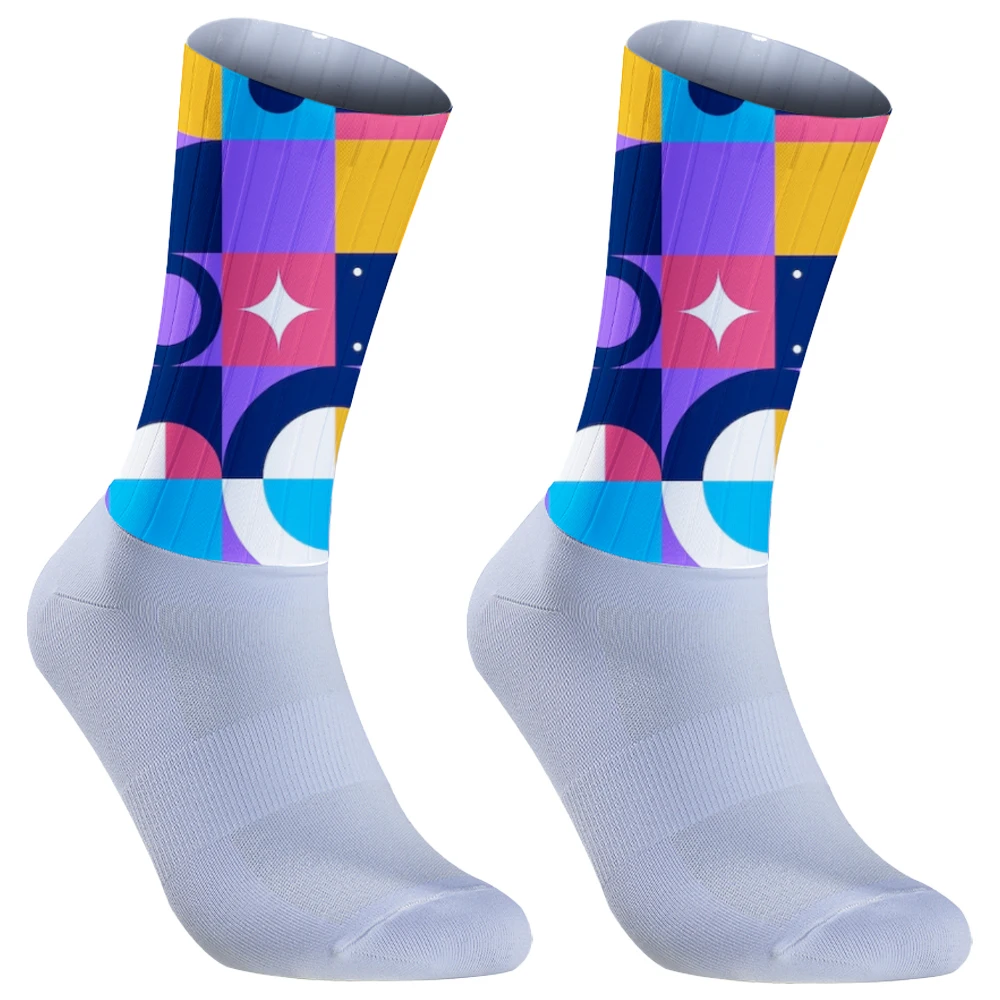 Chaussettes à tube moyen pour hommes, Streetwear de cyclisme, Harajuku, Chaussettes de sport respirantes, Mode, Nouveau