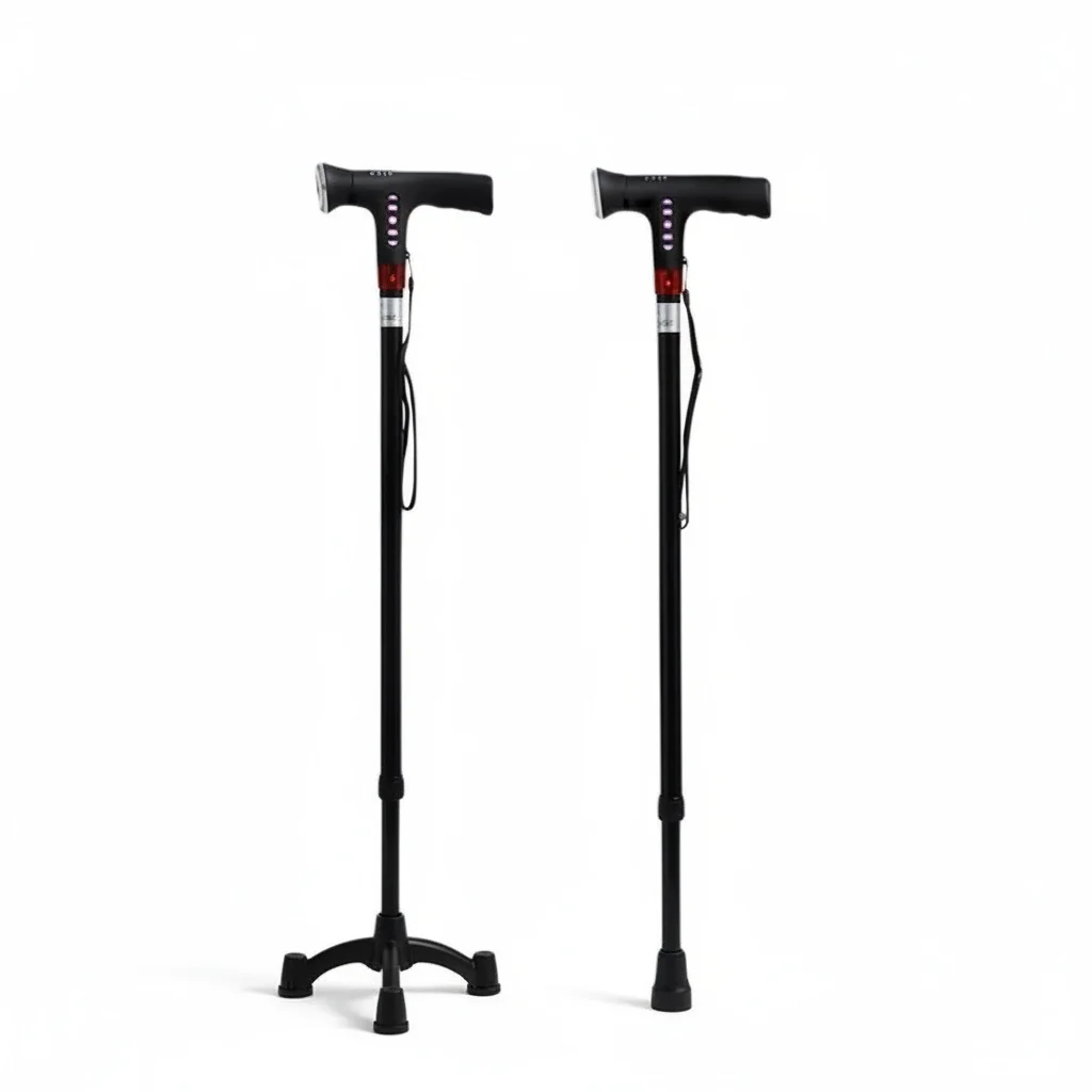 

Elderly Walking Aid, Aluminum Alloy Walker, 15.7 x 74-97 Adjustable Height, Folding Mobility Aid, Standing Walker, Home Support