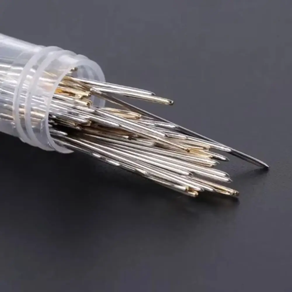 100 Stück 22/24/26 # Edelstahl DIY Nähnadeln in Verschiedenen Größen für Stickerei, Stoff, Kreuzstich und Stopfen - Handarbeitswerkzeuge – Detail 10