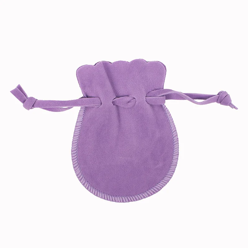 10pcs Luxury Velvet Drawstring Jewelry Gift Pouch Velvet Bag for Necklaces Rings Accessories Storage Gift Packaging Wholesale