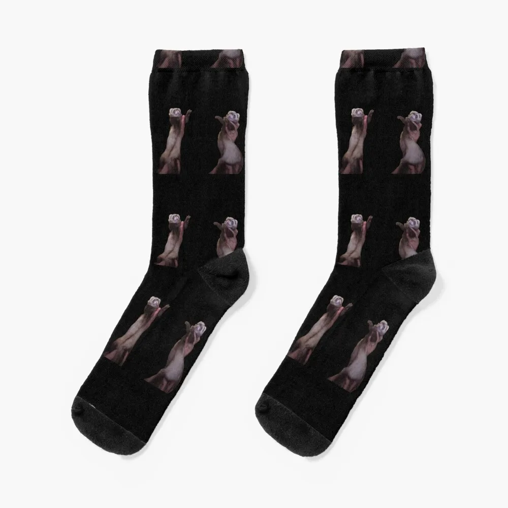 Buttercup Dancing Ferret meme Socks cartoon Thermal man winter cute Girl'S Socks Men's