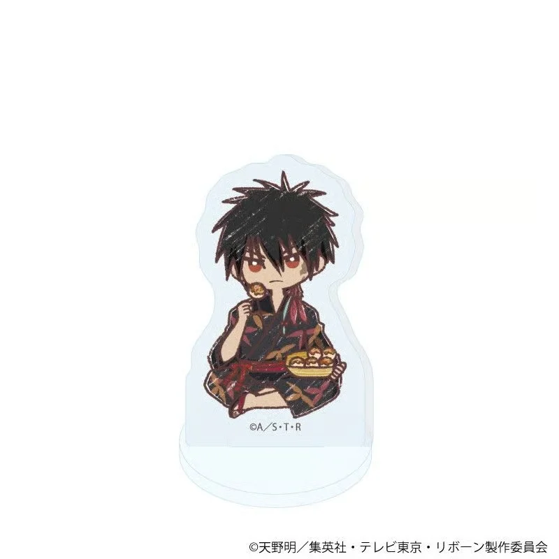 Anime Katekyo Hitman Reborn! Q-style Graffiti Yukata Ver Reborn Tsunayoshi Sawada Acrylic Stand Model Plate Keychains Desk Decor