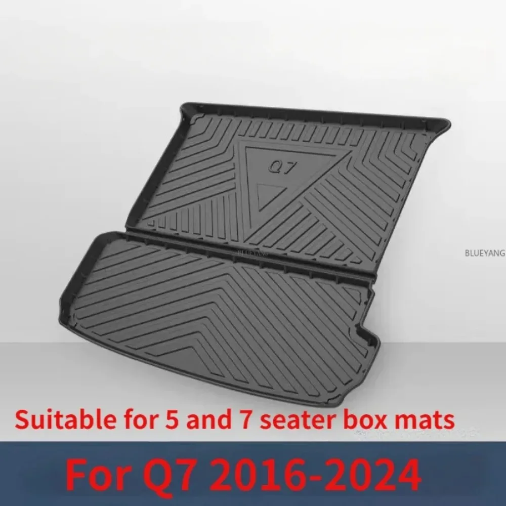 

For Audi A8L，A7,A6,A6L,A5,A4L,A3,A3L,Q8,Q7,Q5,Q3,Q2L Trunk Mats TPE Modified Car Accessories