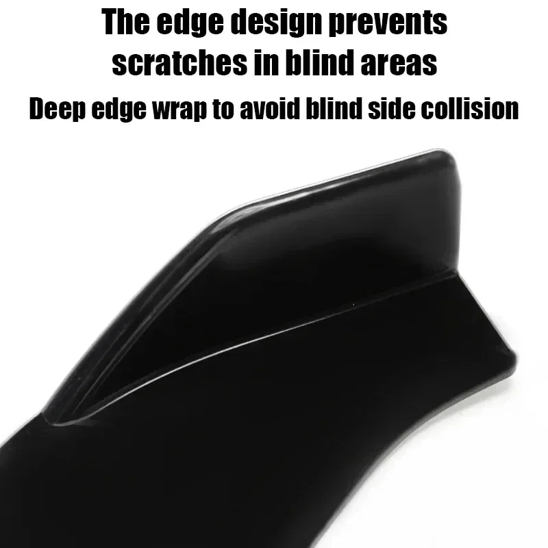 Heavy Duty Sectional Front Spoiler Lip Adjustable Sport Fittings Sport Style Universal Fit Car Auto Exterior Guard