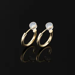 New Simple No Ear Hole Plain Ring Invisible Silicone Ear Clip Hip Hop Versatile Ear Ring Female Gift Wholesale