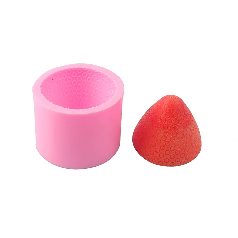 Kitchenware Three Strawberry Cooking Tools Cake Decorating Silicone Mold For Baking Fondant Sugar Craft Diy Candy