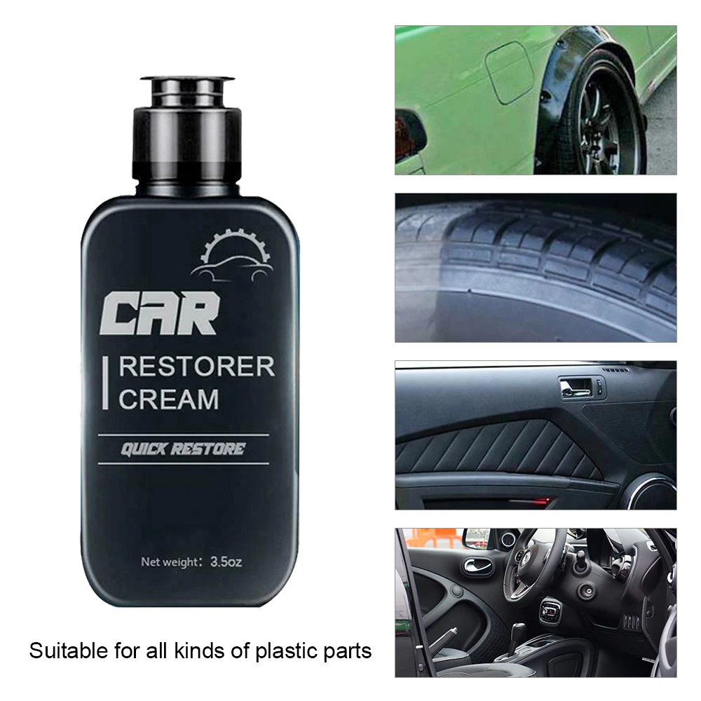 

Interior Detailer Plastic Leather Restorer Quick Coat For Car Interior Refurbish Leather Renovator Conditioner Cleaning