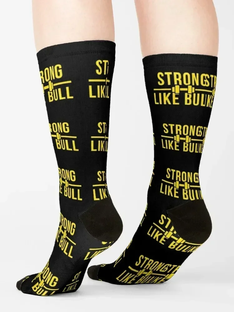 Strong Like Bull Socks basketball cotton valentine gift ideas Thermal man winter Socks Male Women's