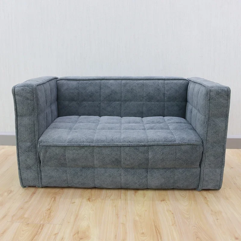 Four Seasons Pet Sofa Firm, Breathable and Comfortable Kennel Cat Nest Straight Row Tofu Block Fabric Furniture