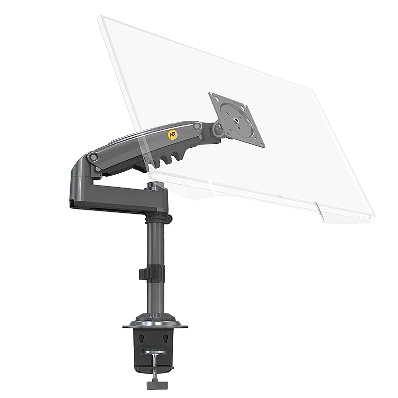 17-30 Inches Single-screen Monitor Bracket Computer Screen Desktop Heightening Load-bearing 9KG Column Design Pneumatic Lift