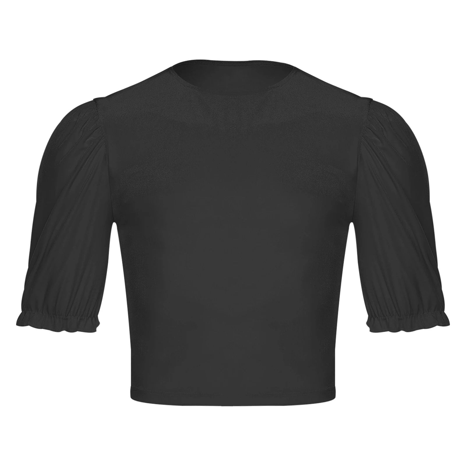 

Elegant Men Lyrical Ballet Dance Costume Professional Ballet Yoga Training Base Crop Tops Medieval Prince Ballet Dancewear