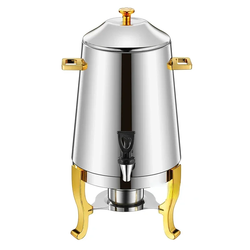 Commercial Retail 13L Hot Water Dispenser Tea Thermos Milk Dispenser Gold Copper Stainless Steel coffee urn Hot sales