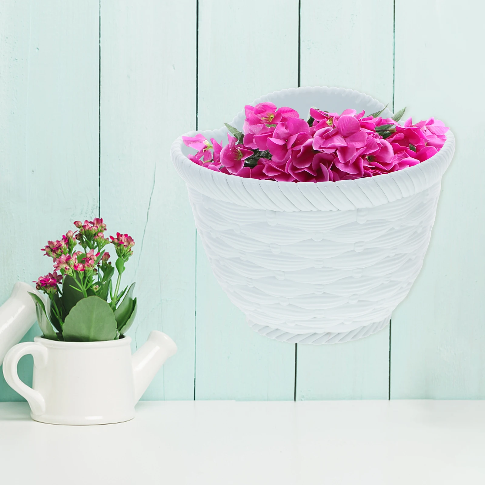 

Wall Hanging Flowerpot Flowerpot Small 9cm 8cm Waterproof Pastoral Style Planters for Decor