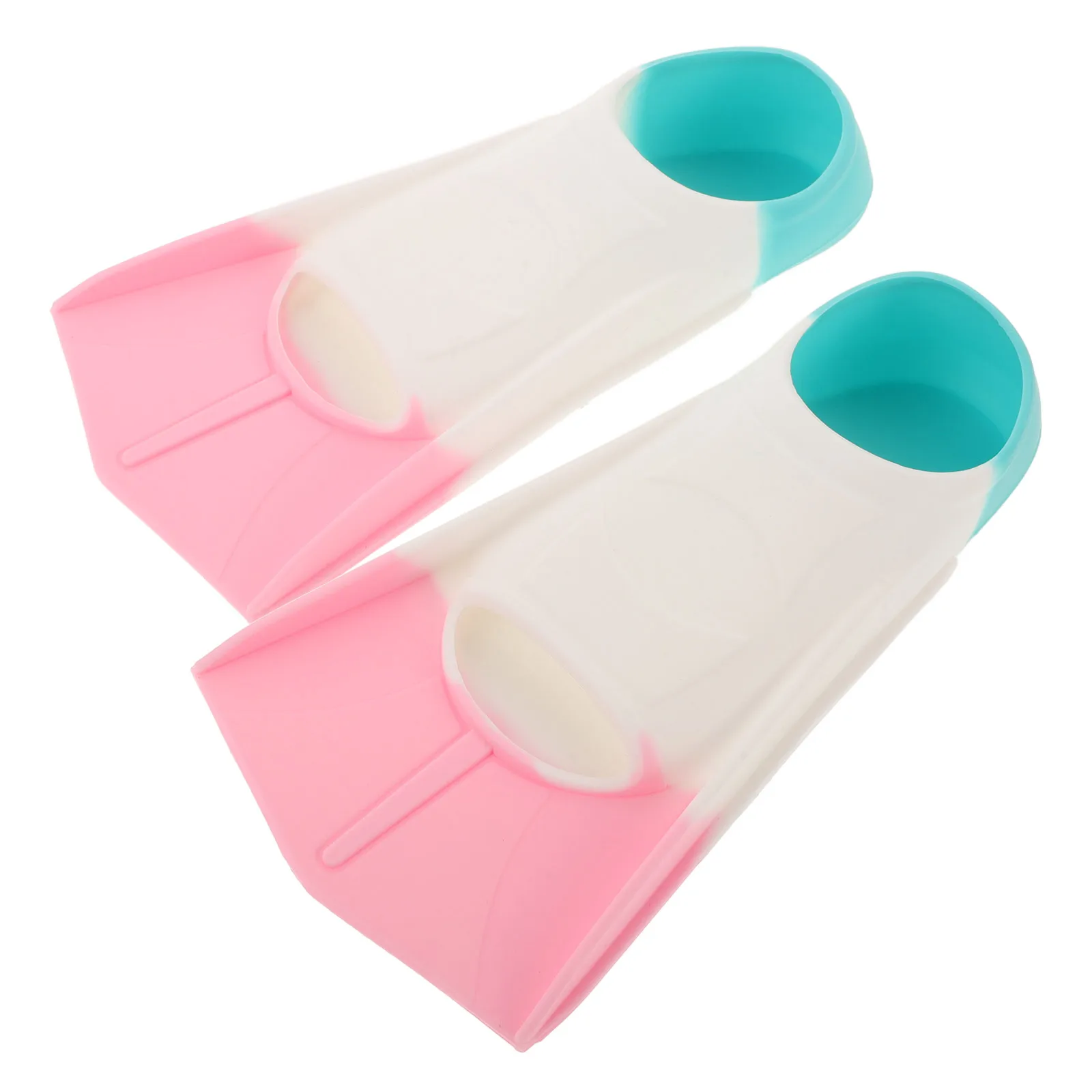 

Short Travel Size Snorkeling Diving Adults Lightweight Silicone Pool Flippers Scuba Gear