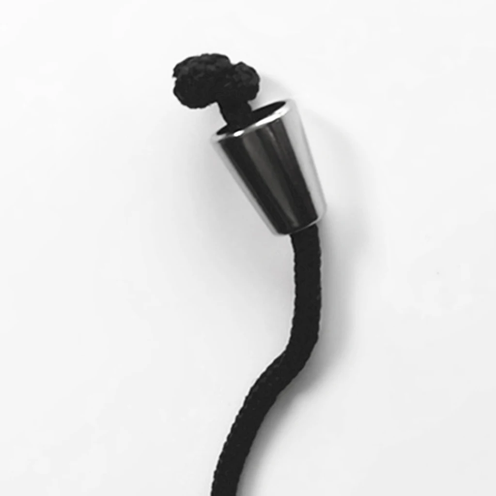 Durable Hollow Cordlock Bell Stopper Conical Rope Fastener Elastic Cord Ends for Sportwear and Lanyard