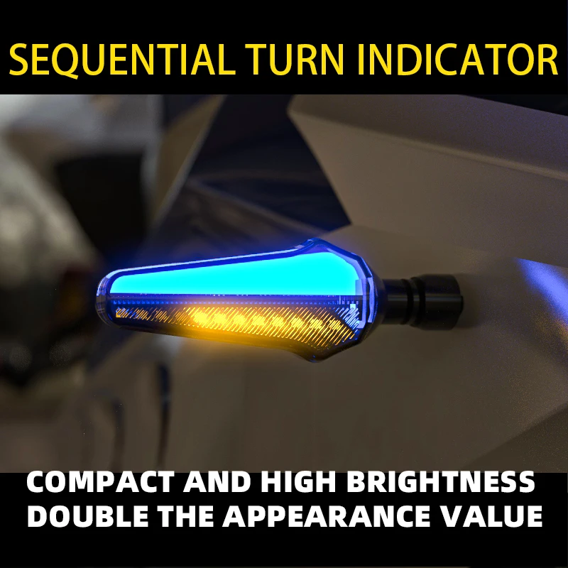 Spirit Beast LED Turn Signal Light High Brightness for QJMOTOR Sai 600, Motorcycle & 150 Electric Scooter Modification